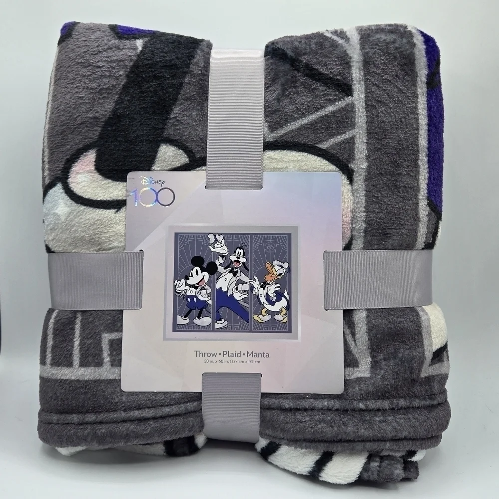 Disney Mickey and Friends 100 Anniversary Throw Blanket
